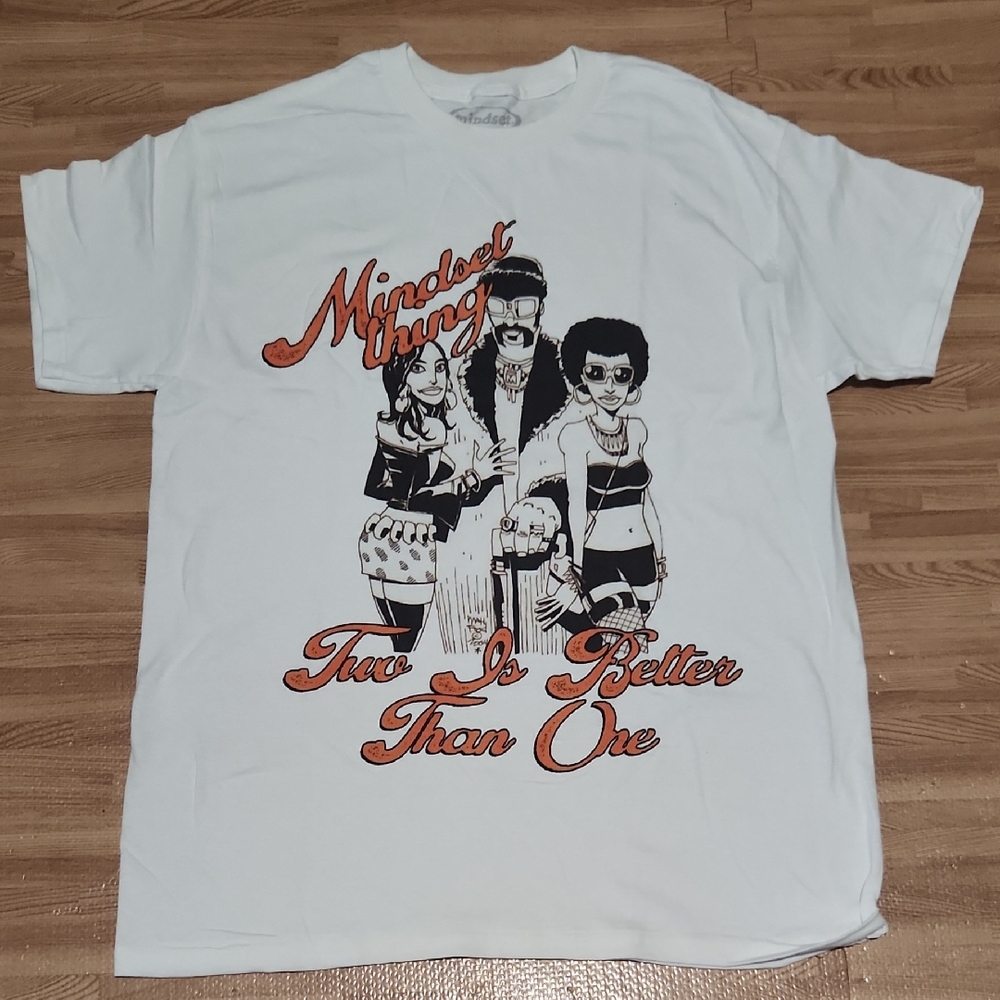 White Graphic Mens T-Shirt Two is Better Than One